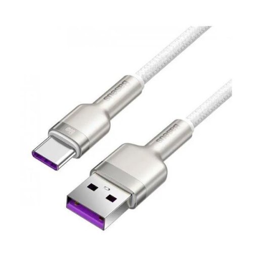 Baseus Cafule Metal Data Cable USB to Type-C 66W 1m White (CAKF000102)