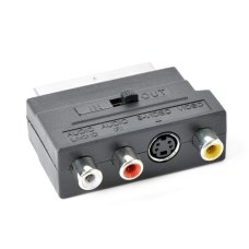 Двохнаправлений аудіо-відео адаптер RCA/S-VIDEO - SCART