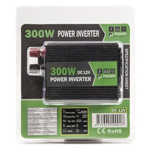 Автомобільний інвертор PowerPlant HYM300-122, 12V (KD00MS0001)