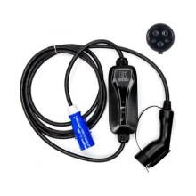 Зарядний пристрій HiSmart для електромобілів Type 1-CEE, 6-32A, 7.2кВт, 1 фазний, 5м