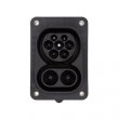 Розетка Duosida для електромобіля CCS Combo 2 (Male), 200A, 32A, 3-фазна