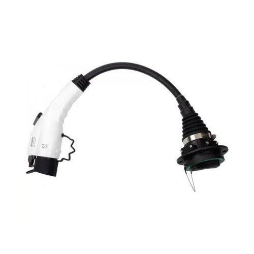 Адаптер Duosida кабель для електромобіля Type 1 (Female) - Type 2 (Male)