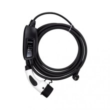 Зарядний пристрій для електромобілів Duosida Type 2 - Schuko (220V), 16A, 3.6кВт, 1-фазне, 5м