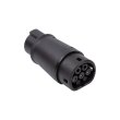 Адаптер HiSmart для електромобіля Type 2 (Female) - Type 1 (Male)