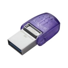 USB флеш Kingston  256GB USB 3.2 Type-A + Type-C DT microDuo 3C R200MB/s