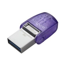 USB флеш, 256Gb Kingston DataTraveler microDuo 3C (DTDUO3CG3/256GB) OTG Type-C  USB3.2