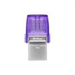 USB флеш Kingston   64GB USB 3.2 Type-A + Type-C DT microDuo 3C R200MB/s