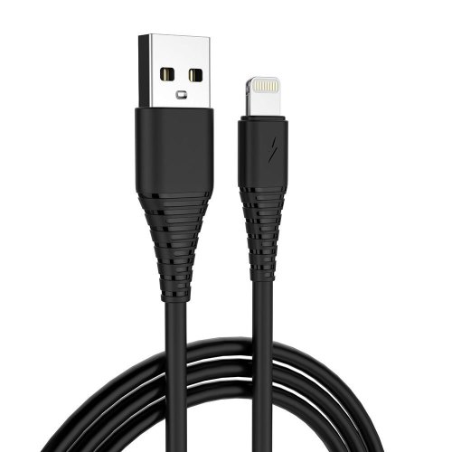 МЗП Colorway 1USB Quick Charge 3.0 (18W) + cable Lightning Black