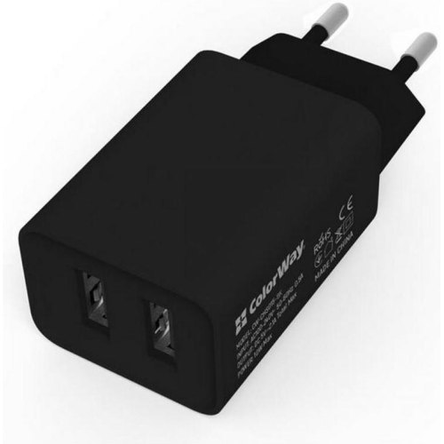 МЗП Colorway 2USB AUTO ID 2.1A (10W) Black