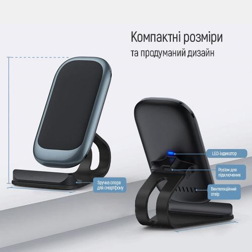 БЗП СolorWay Wireless Stand 10W Blue