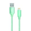 Кабель Colorway USB - Lightning 2.1А 1м Mint