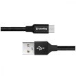 Кабель Colorway USB - MicroUSB 2.4А 25см Black