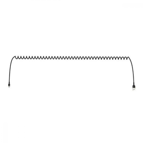 Кабель Colorway USB - MicroUSB (spiral) 2.4А 35-150см Black