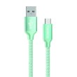 Кабель Colorway USB - Type-C 2.1А 1м Mint