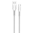 Кабель Colorway USB - MicroUSB (line-drawing ) 2.4А 1м White