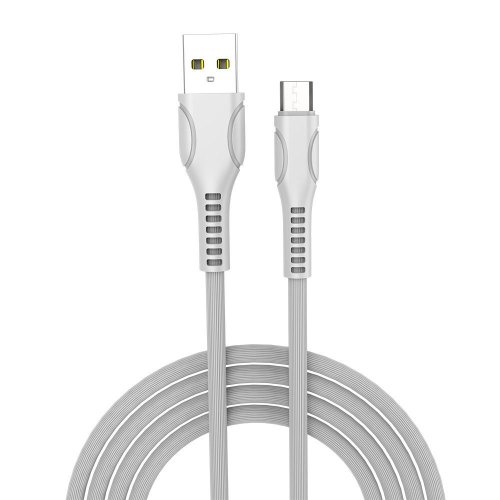 Кабель Colorway USB - MicroUSB (line-drawing ) 2.4А 1м White