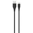 Кабель Colorway USB - Lightning (PVC) 2.4А 1м Black