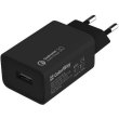 МЗП Colorway 1USB Quick Charge 3.0 (18W) черное + cable Type C Black
