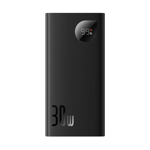 Зовнішній акумулятор Powerbank Baseus Adaman Metal  10000mAh Digital Display Overseas Edition 30W Black