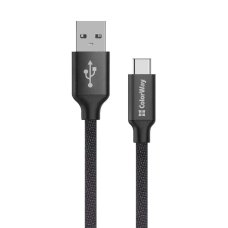 Кабель Colorway USB - Type-C 2.4А 2м Black