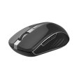 Мишка бездротова, HAVIT HV-MS951GT Black/Silver, Wireless USB (26640)