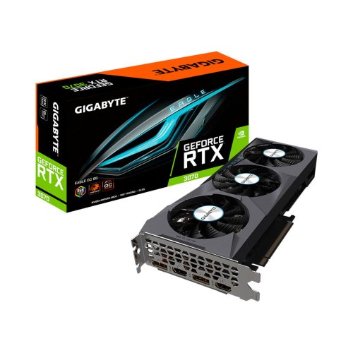 Відеокарта Gigabyte GeForce RTX 3070 Eagle OC 8G 8GB (GV-N3070Eagle OC-8GD) вітринна з компютера, стан нової