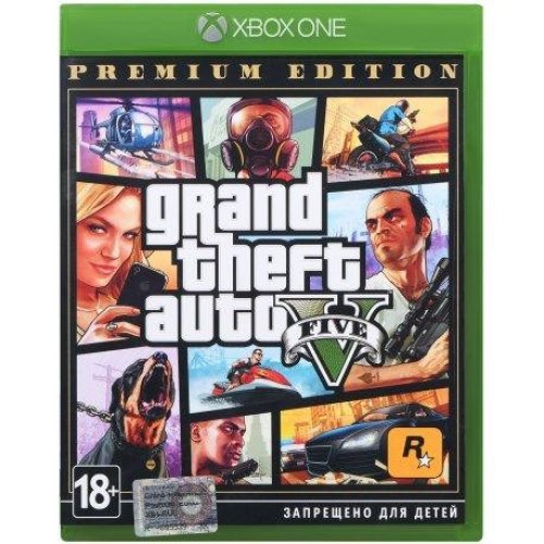 Гра консольна Xbox One Grand Theft Auto V Premium Edition, BD диск