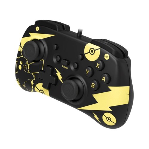 Геймпад дротовий Horipad Mini (Pikachu) для Nintendo Switch, Black/Gold