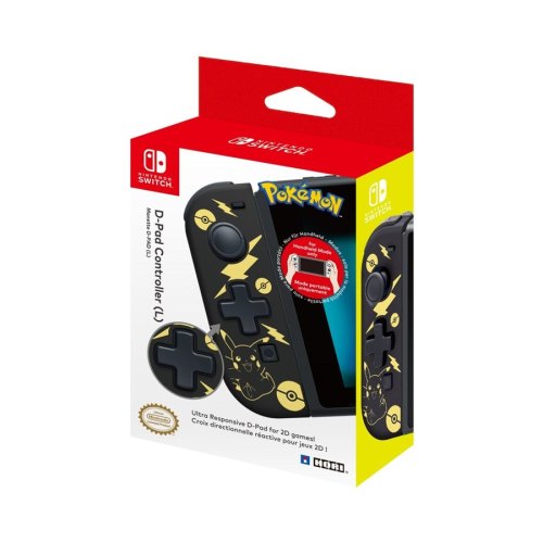 Контролер D-Pad Pikachu (лівий) для Nintendo Switch, Black/Gold