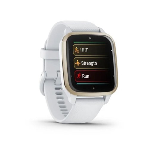 Смарт годинник Garmin Venu Sq 2 White/Cream Gold (010-02701-01)