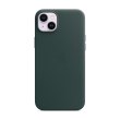 Чохол Apple iPhone 14 Plus Leather Case with MagSafe - Forest Green,Model A2907