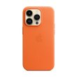 Чохол Apple iPhone 14 Pro Leather Case with MagSafe - Orange,Model A2908