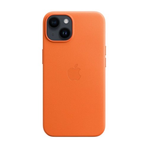 Чохол Apple iPhone 14 Leather Case with MagSafe - Orange,Model A2906