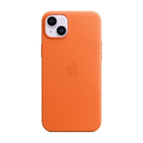 Чохол Apple iPhone 14 Plus Leather Case with MagSafe - Orange,Model A2907