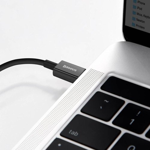 Baseus Lightning to USB Type-C Superior Series PD 2m Black (CATLYS-C01)