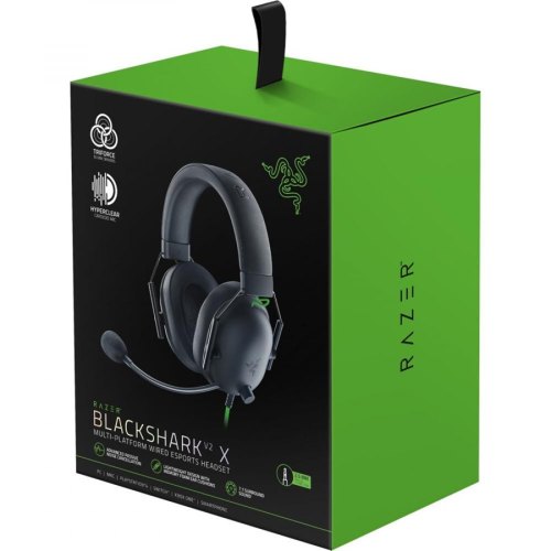 Гарнітура дротова, Razer Blackshark V2 X USB, black (RZ04-04570100-R3M1)