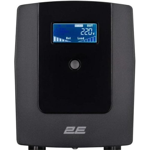 Джерело безперебійного живлення 2E DD1500, 1500VA/900W, LCD,USB, 3xSchuko