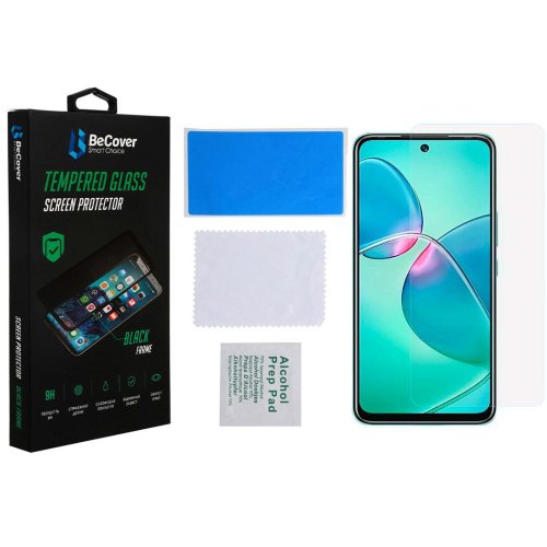 Захисне скло BeCover для Infinix HOT 12 Play NFC (X6816D) 3D Crystal Clear Glass (708089)