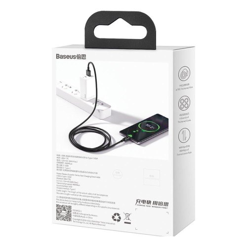 Baseus Superior Series Fast Charging Type-C 1m Black (CATYS-01)