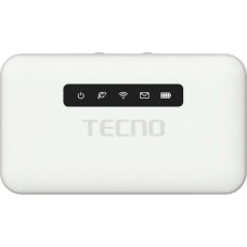 Модем 4G - портативна точка доступу Wi-Fi  Tecno TR118 (1xFE LAN/WAN, 1xmicroUSB, 1x3FF, 1xmicro SIM, 2600mAh), White