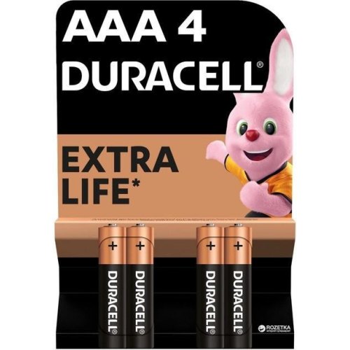 Батарейка DURACELL AAA LR03 MN2400 1x4шт.