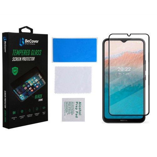 Захисне скло BeCover для Nokia C21 Plus / Nokia C22 Black (708145)