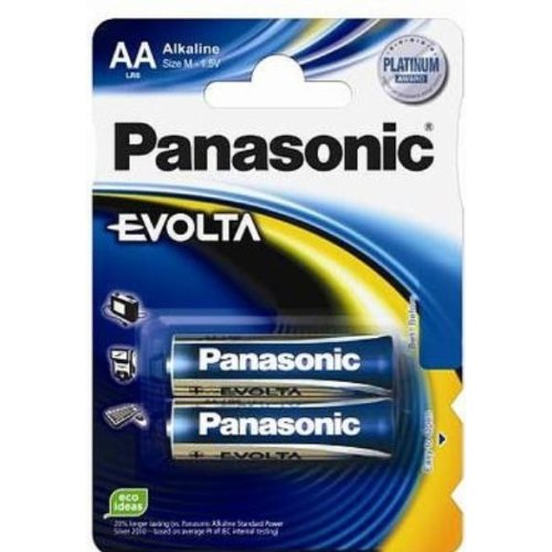 Батарейка Panasonic EVOLTA лужна AA блістер, 2 шт.