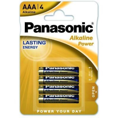Батарейка Panasonic ALKALINE POWER лужна AAA блістер, 4 шт.