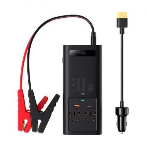 Автомобільний інвертор Baseus In-car Inverter 300W (220V CN/EU) BlackАвтомобільний інвертор Baseus In-car Inverter 150W (220V CN/EU) Black
