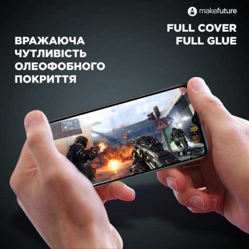 Захисне скло  MakeFuture для Samsung S21 FE (G990) Black