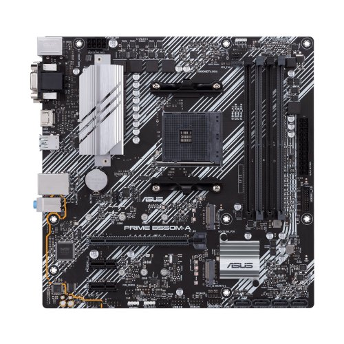 Материнcька плата ASUS PRIME B550M-A sAM4 B550 4 DDR4, M.2, HDMI, DVI, VGA, mATX