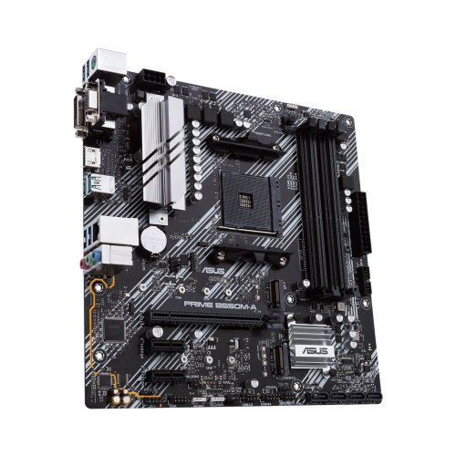 Материнcька плата ASUS PRIME B550M-A sAM4 B550 4 DDR4, M.2, HDMI, DVI, VGA, mATX