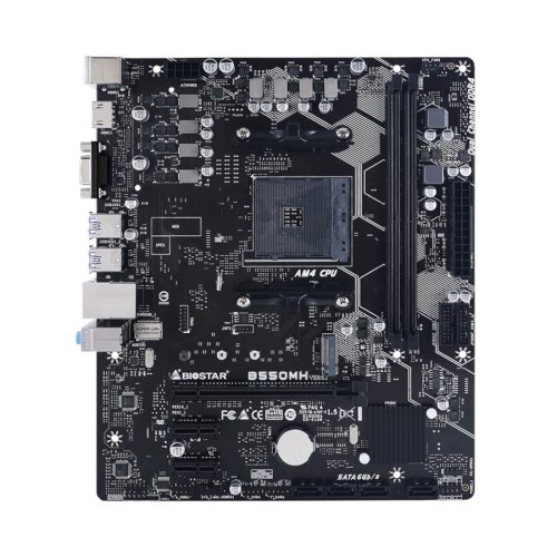 Материнська плата Biostar B550MH sAM4 B550 2xDDR4 HDMA DVI VGA mATX
