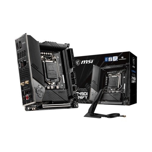 Материнcька плата MSI MEG Z490I UNIFY s1200 Z490 2xDDR4 HDMI-DP mITX